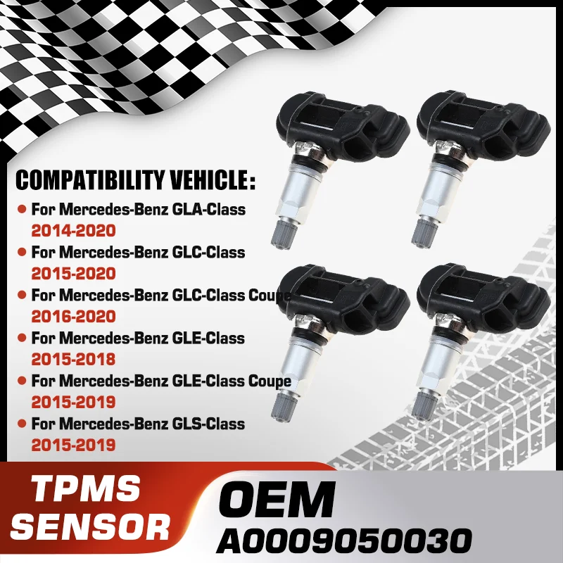 

Car Tire Pressure Monitor Sensor TPMS For Mercedes-Benz GLA-Class GLC-Class GLC-Class Coupe GLE-Class GLE-Class Coupe GLS-Class