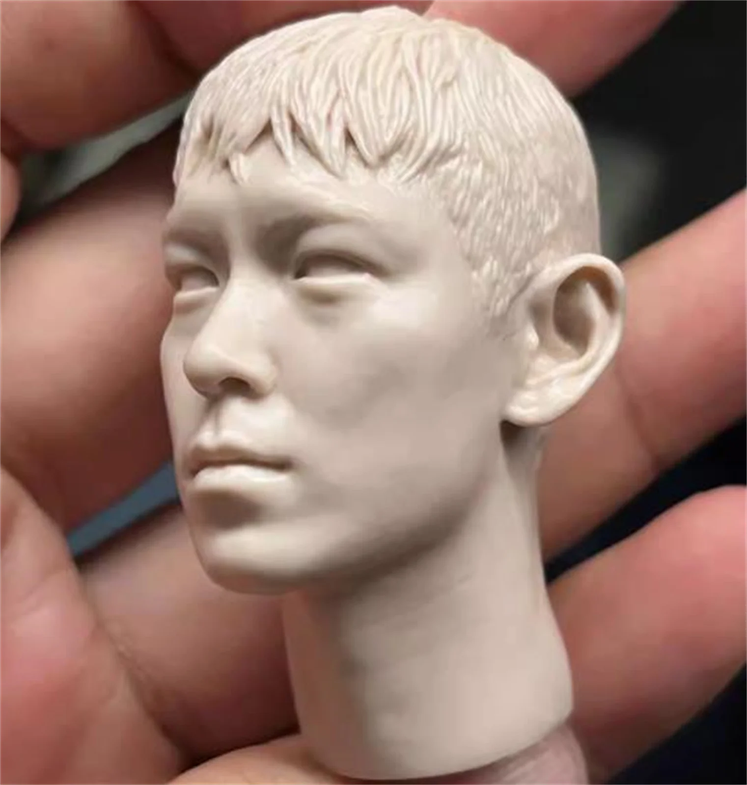 หัวตุ๊กตาชายขนาด 1/6 แบบแกะสลัก  ประเทศเกาหลีใต้  เอเชีย  แบบสั่งทำพิเศษ สำหรับฟิกเกอร์แอคชั่นขนาด 12 นิ้ว