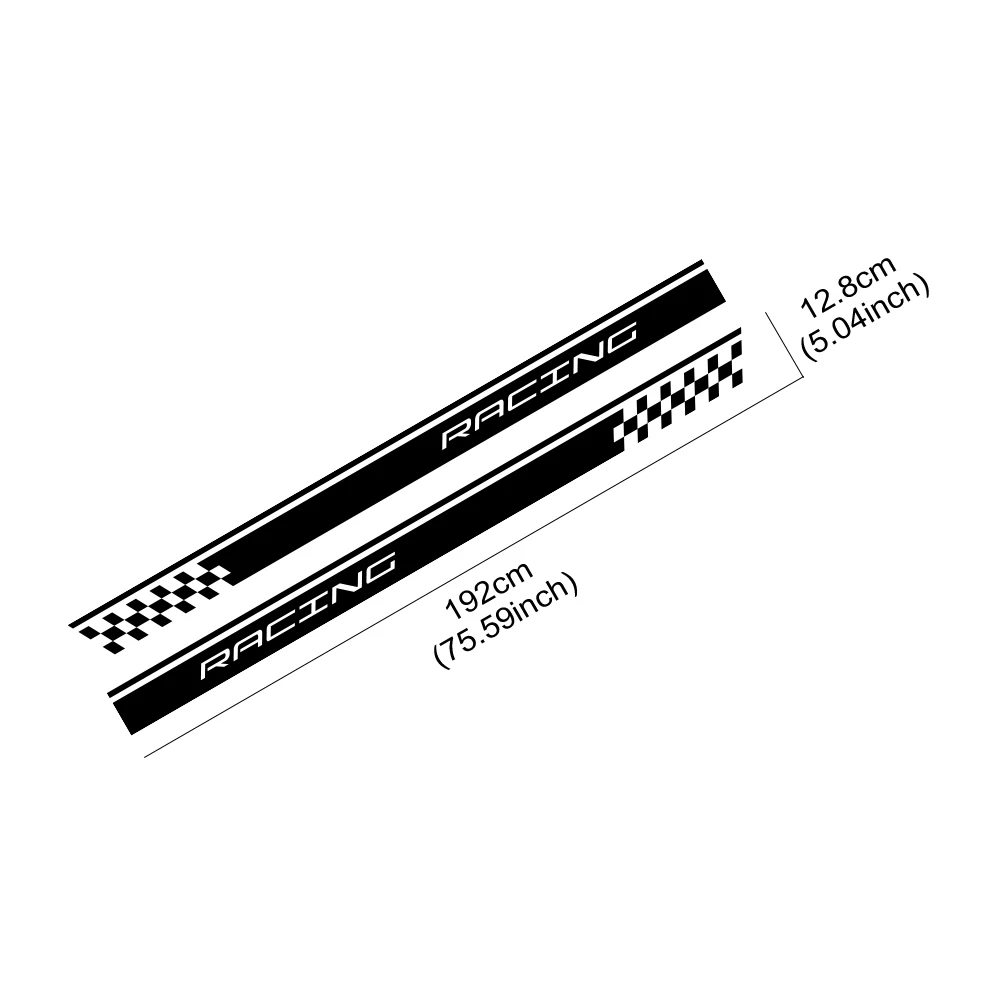 

For Audi A3 8P 8V 8L 8Y S3 RS3 Sedan Sportback Limousine Car Racing Side Stripes Sticker Vinyl Decals Waterproof Graphics Decor