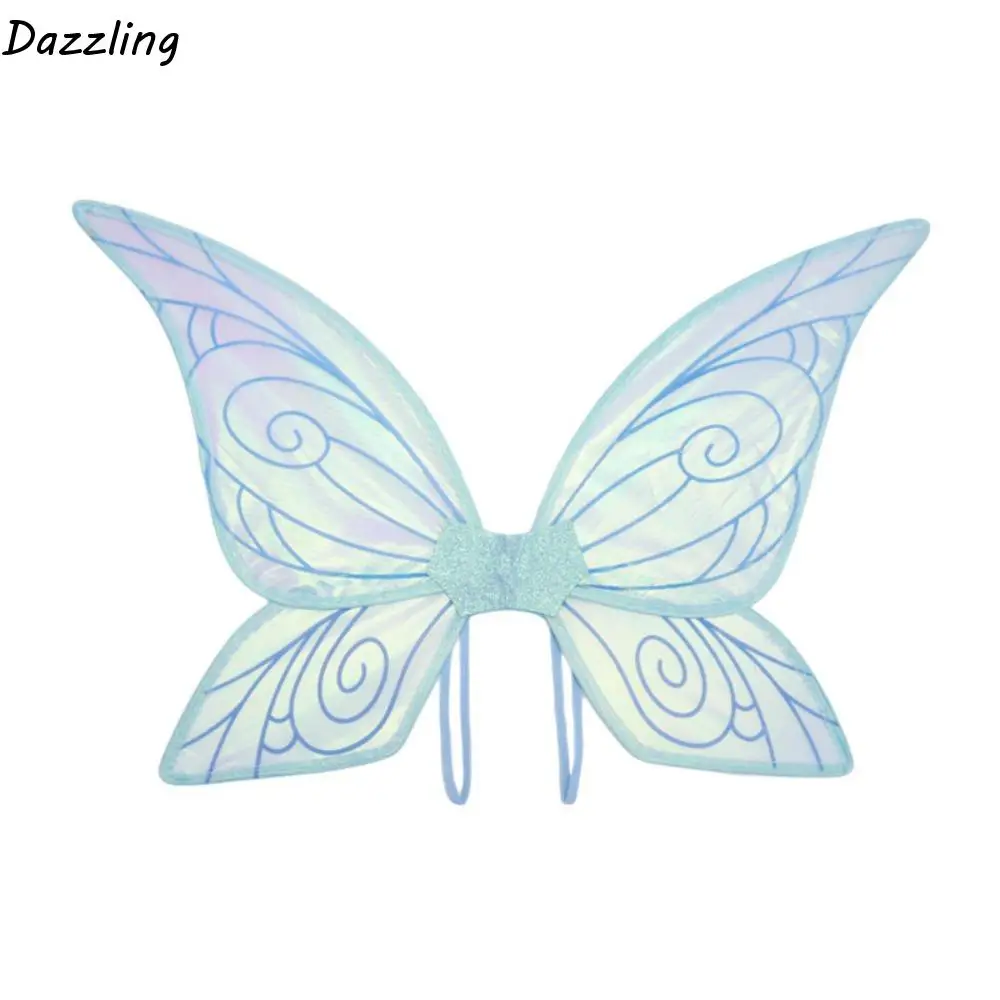 

Sparkly Gradient Butterfly Princess Wings Colorful Organza Elf Wings Elastic Straps Handmade Cosplay Wings Birthday Party