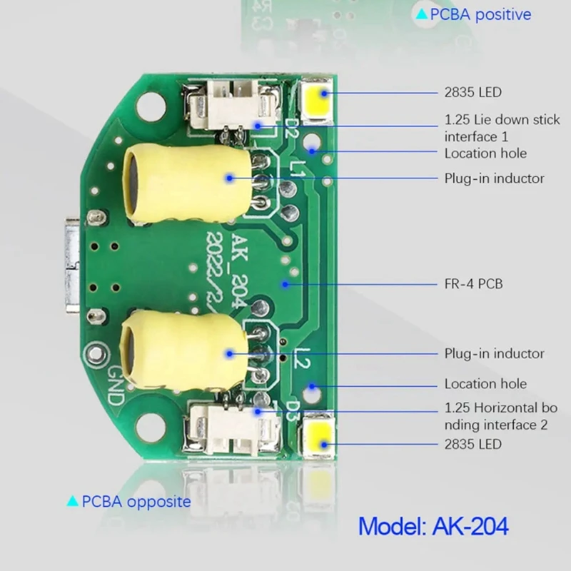 Atomization Module USB Humidifier Driving Circuit Board Atomization Experimental Equipment Ultrasonic