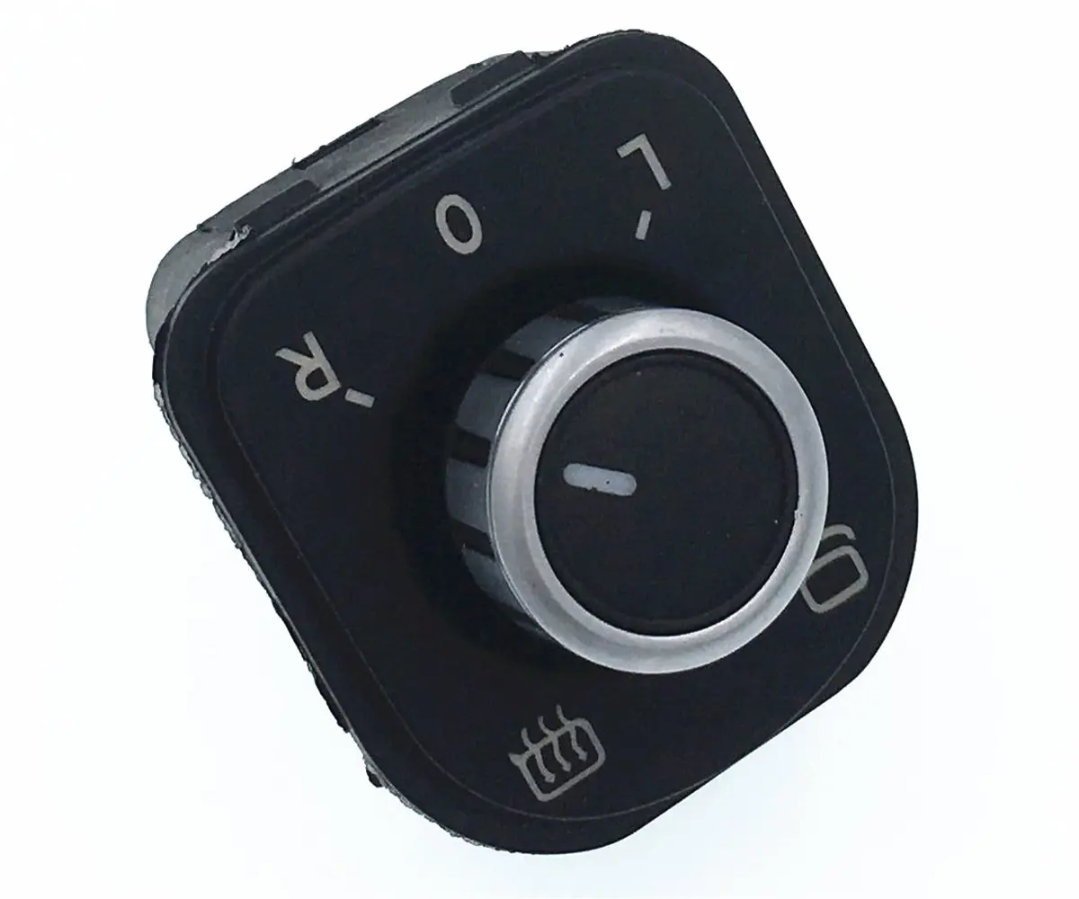 

Chrome Power Rear View Side Mirror Switch Knob For Vw Volkswagen Golf Jetta Mk6 Premium Parts