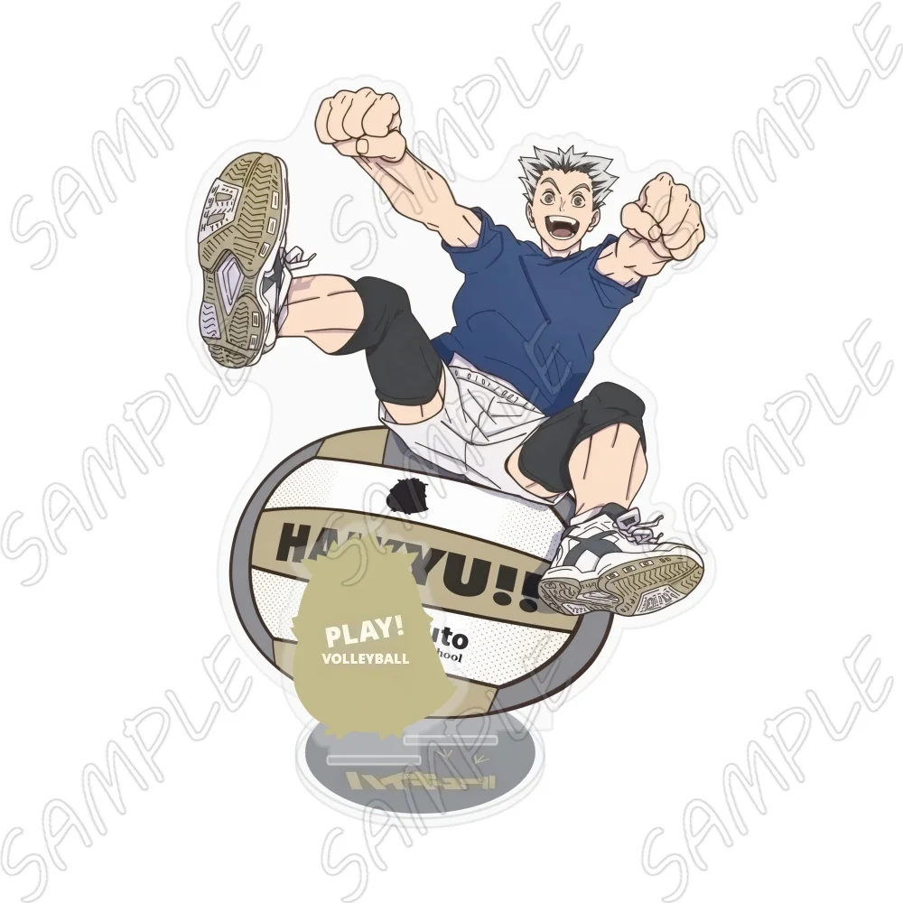 Haikyuu Anime Acrylic Stand Figure Hinata Tobio Kotaro Karasuno Tabletop 15cm Decoration Desk Display Model Plate Keychain view 6