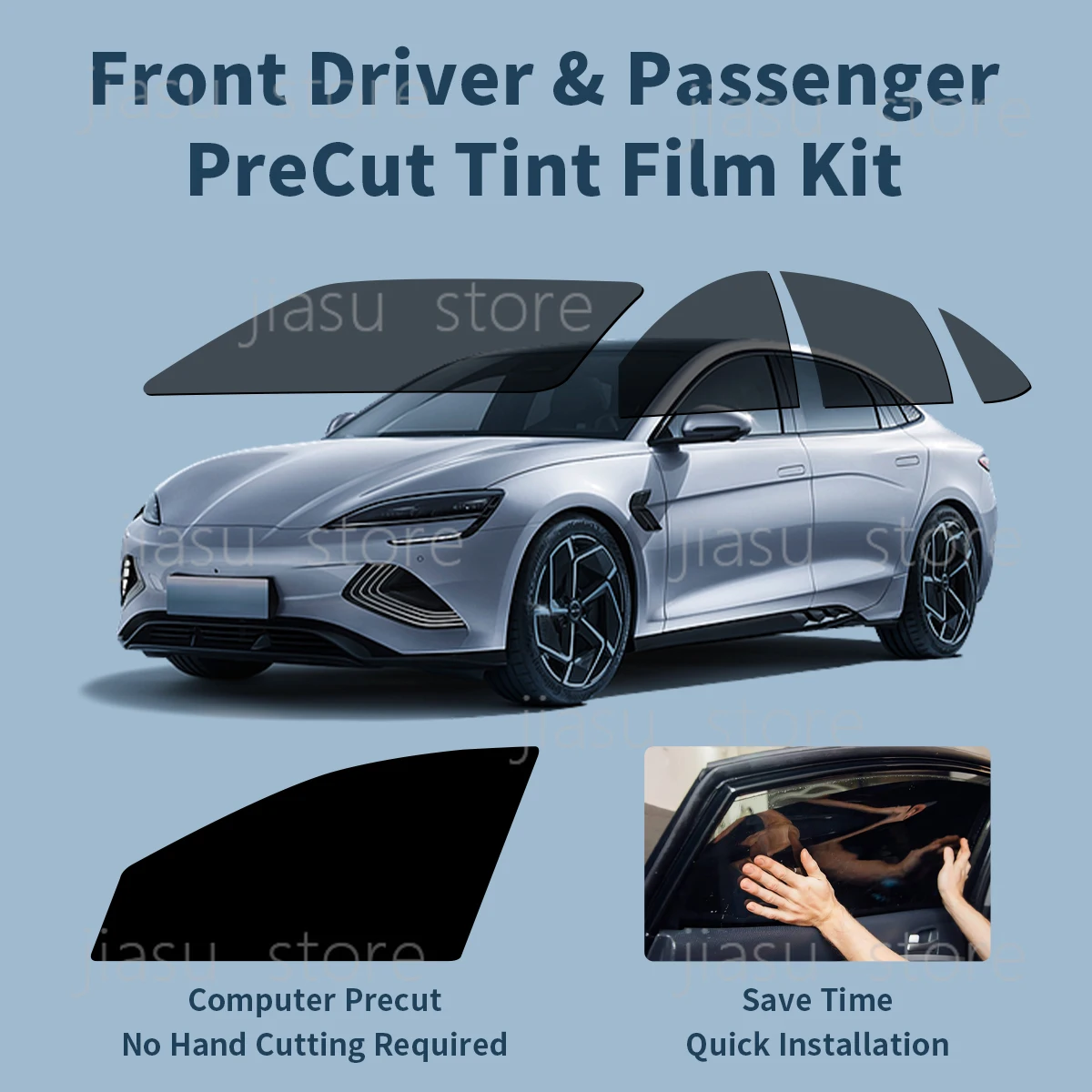 Easy Install High Heat Rejection 100%UVR Car Window Films Removable Anti-Scratch Ceramic Window Tint for Car