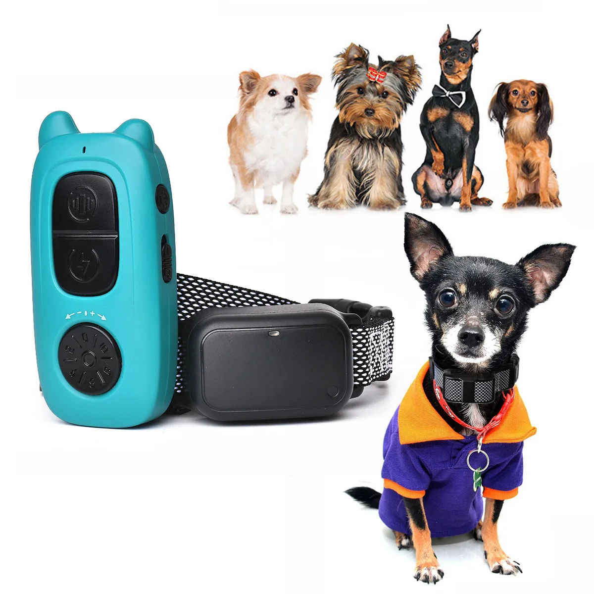 

Dog E-Collar with Remote, Waterproof Dog Training Collar for Small Medium Large Dogs with Beep, Vibration and Electric-Shock