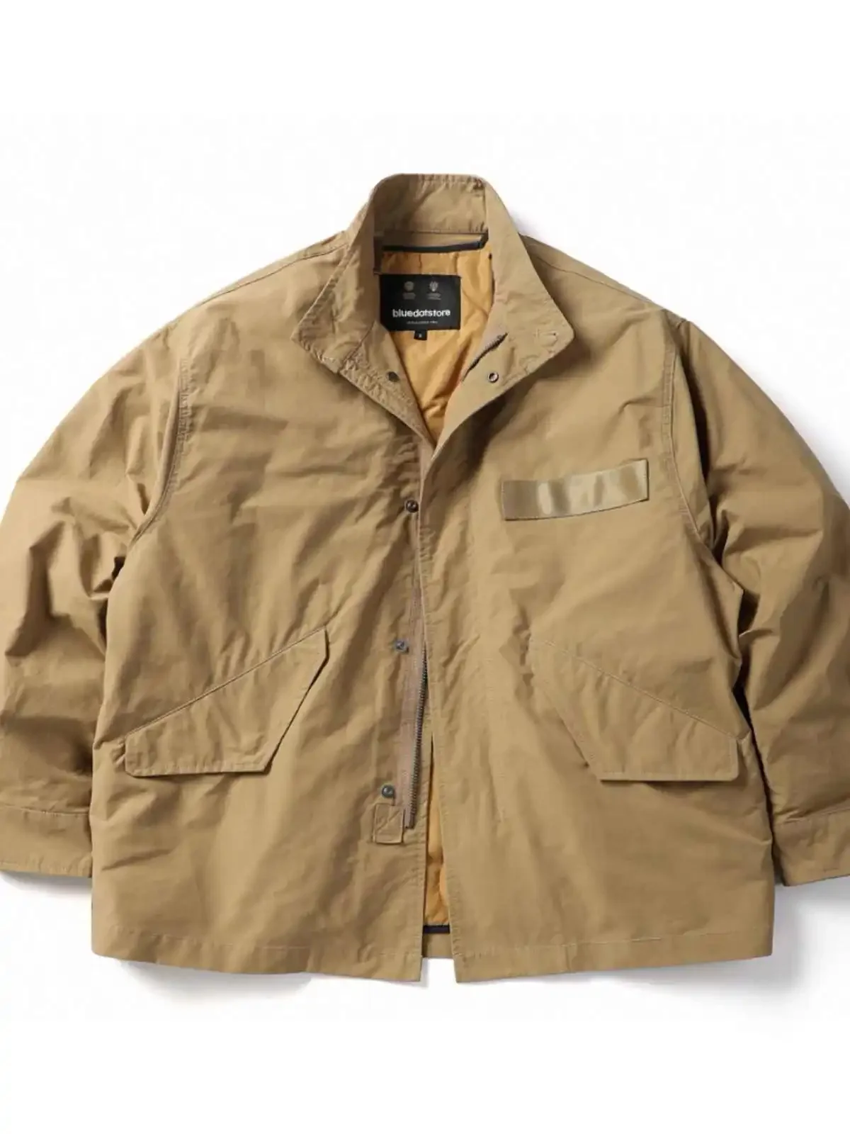 سترة قصيرة كلاسيكية من رأس المال الياباني بتصميم أمريكي عتيق فضفاض غير رسمي وياقة واقفة سميكة لمعطف الدفء العلوي #5