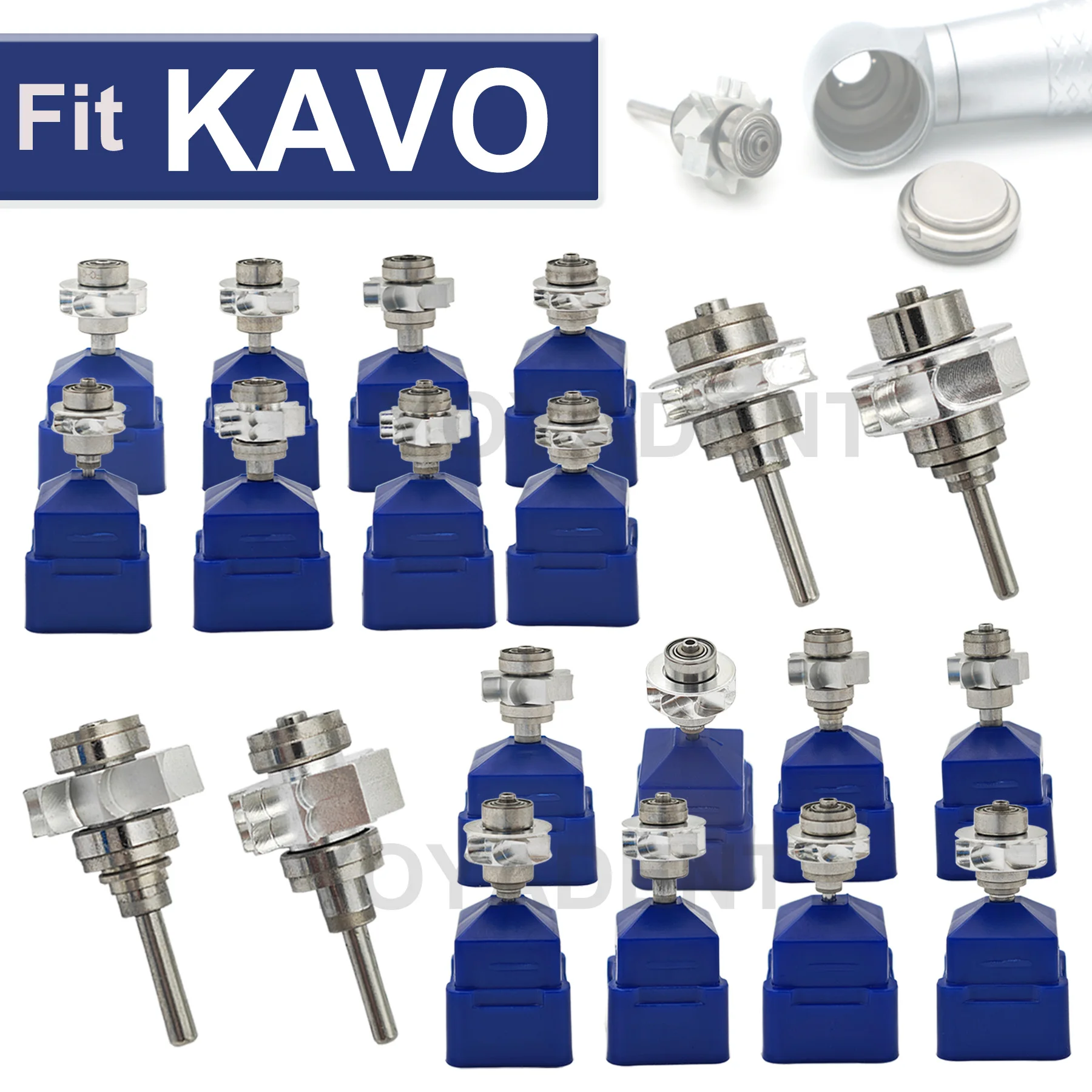 

Dental Turbine Cartridge For KAVO High Speed Handpiece Dental Air Rotor Cartridge Ceramic Bearing Dentistry Accessories