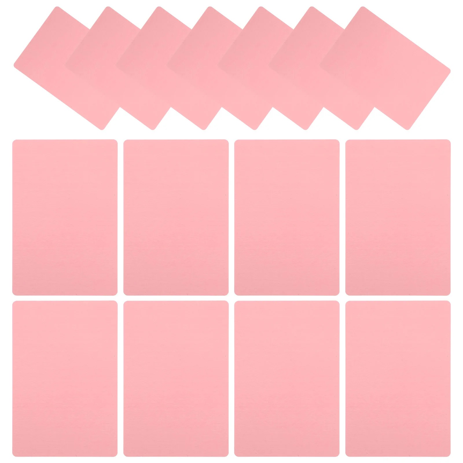 

50pcs Metal Business Cards Aluminum Blank Cards Smooth Diy Nameplate Label Tag Number Sign Engraving Blanks Office Use Printing