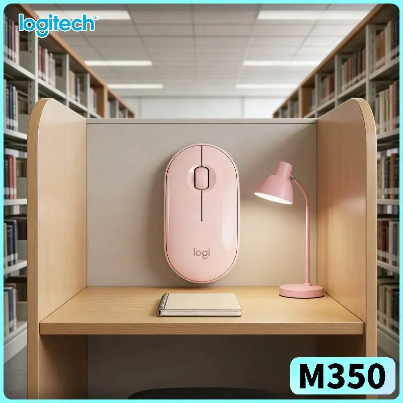 Logitech M350 Silent Wireless Mouse - Dual Connectivity, Recycled Plastic, 10m Range, 1000 DPI, Eco-Conscious User’s Pick