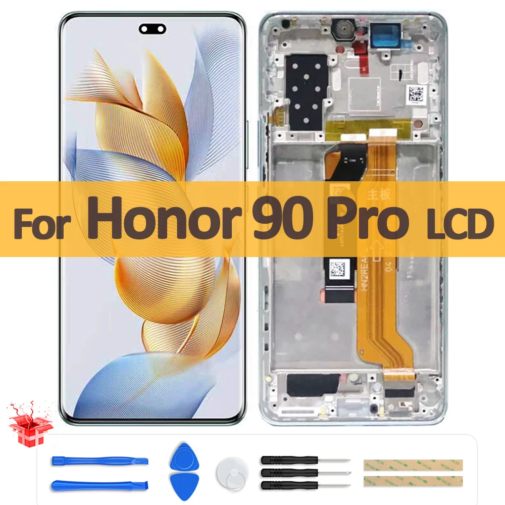 

6.78" Original AMOLED For Huawei Honor 90 Pro REP-AN00 LCD Display Touch Screen Digitizer Assembly For Honor 90Pro Repair Parts