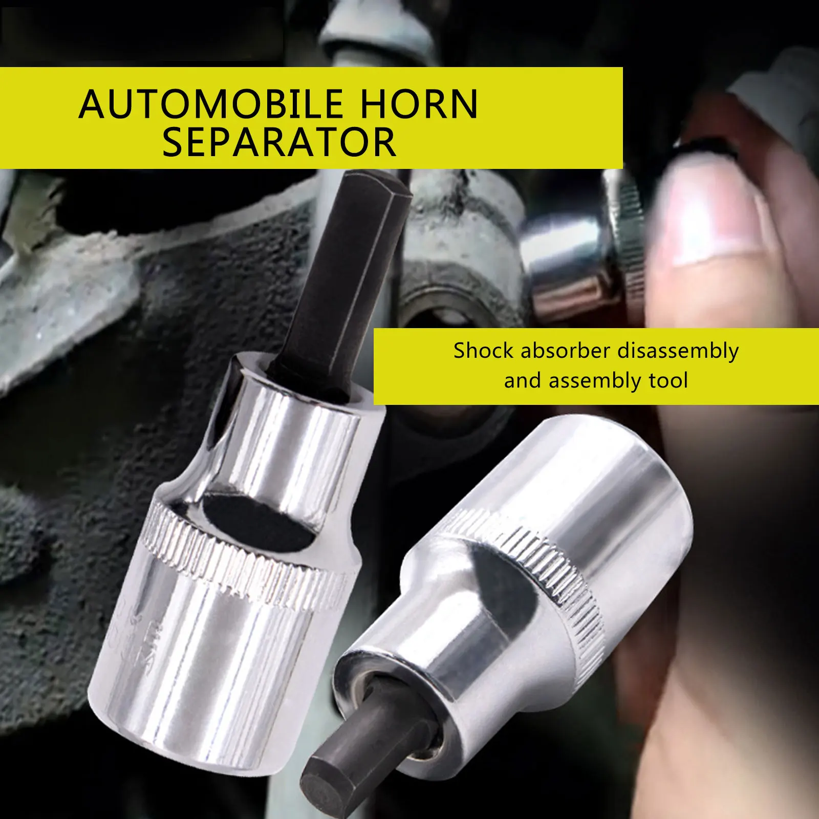 Ferramenta de Remoção de Amortecedor Hidráulico Cabeça de bola de garra, Swing Arm Suspension Separator, Labor-Saving Car Disassembly Tool