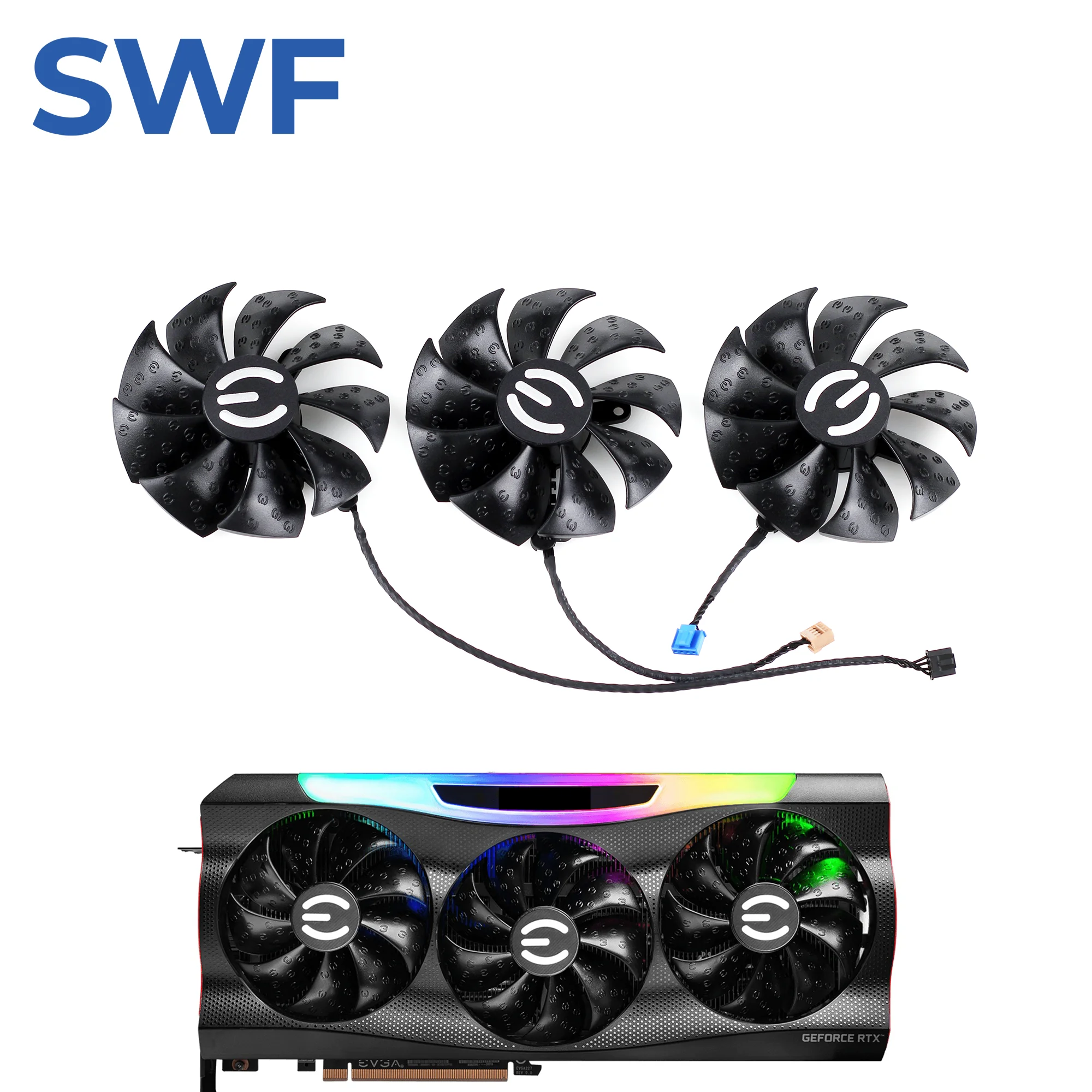 87MM PLD09220S12H Cooling Fan For EVGA RTX 3070 3080 TI 3090 FTW3 ULTRA GAMING Graphics Card Cooler Fan