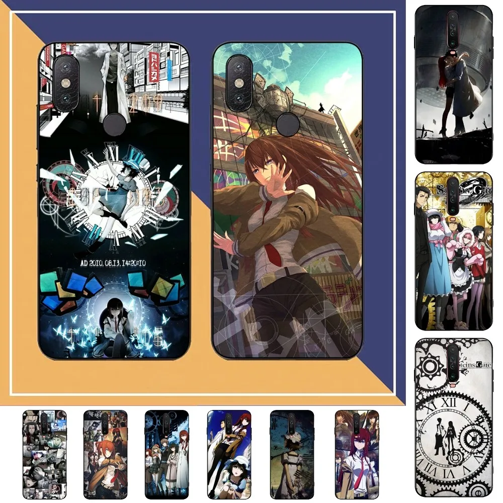 Steins Gate Anime Phone Case For Redmi Note 4 X 5 A 6 7 8 T 9 9S 10 11 11S 11Epro Poco M3 pro