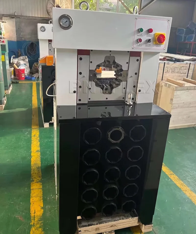 1 / 4 up to 3Inch Hot Sale Hydraulic Hose Crimping Machine Rubber Pipe Crimp Machine Price Provided Service Machinery Overseas