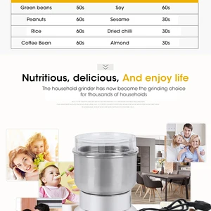 Mini değirmeni elektrikli ev 300ml ultra ince sprey bebek maması değirmeni kahve baharat öğütücü karabiber değirmeni, tahıl-page 2 of 4 blades 8 Çekirdekli satışlar, değirmen-no. 1