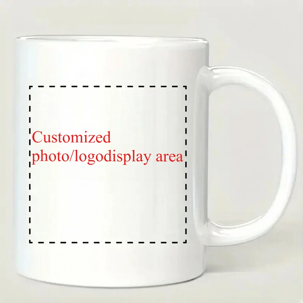 Taza con foto personalizada, taza de café y té personalizada, nombre personalizado, logotipo, texto, regalo para el día de la madre, el día del padre, boda, San Valentín, aniversario