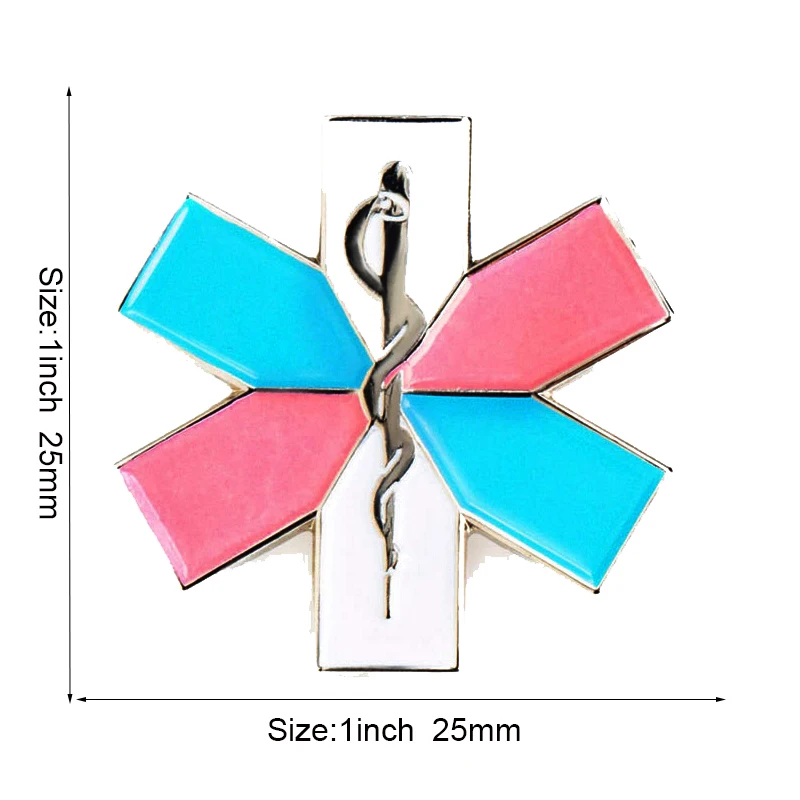Transgender-Stern der Krankenschwester-Flagge Metall-Anstecknadel Flaggen-Pin Abzeichen