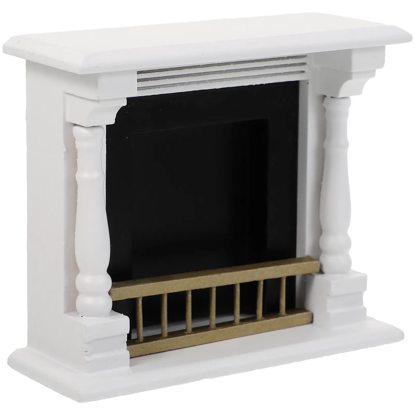 

Handmade Wooden Mini Fireplace Ornament for Mini House Decor Small Detailed Furnishing Piece Great Gift for DIY Craft