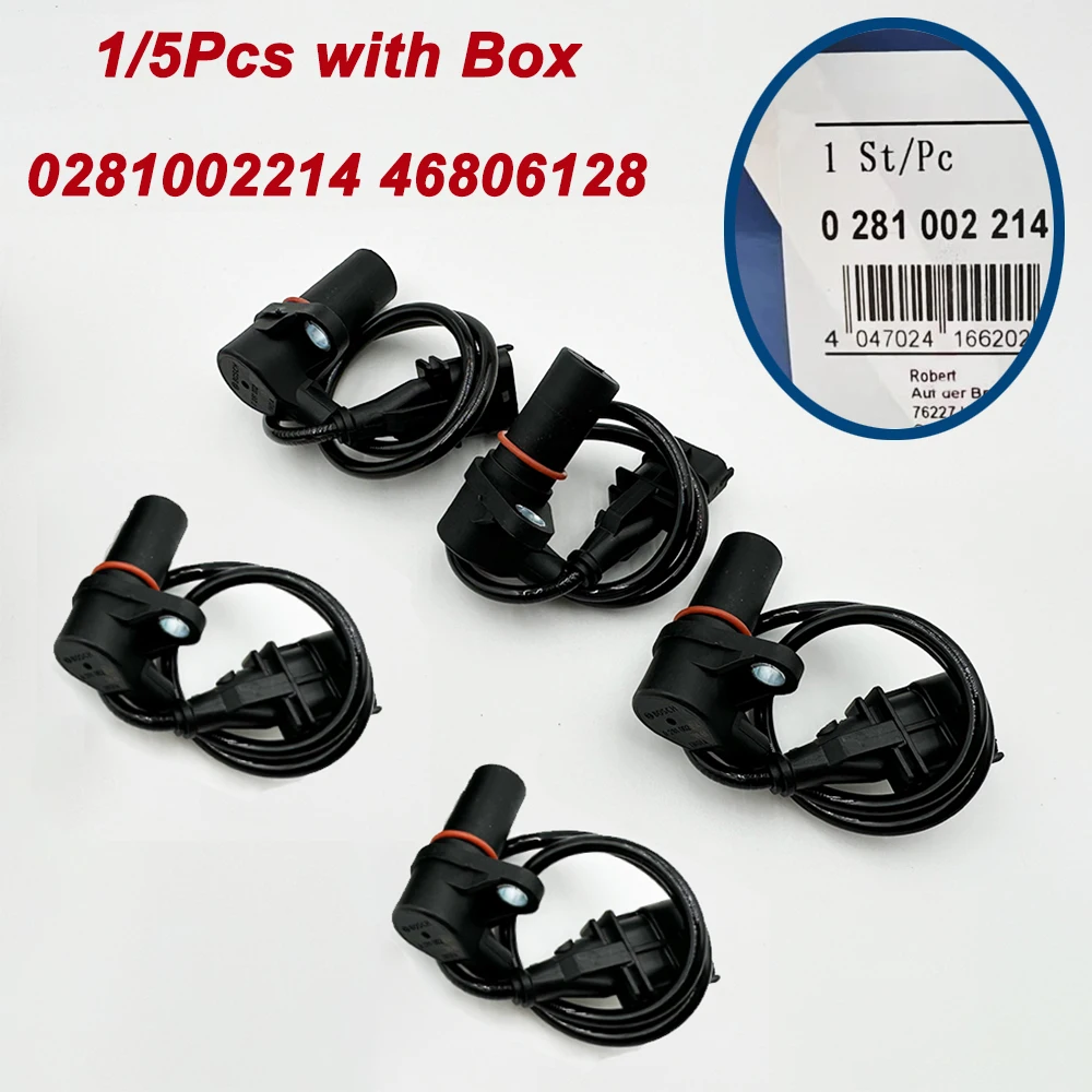 

1/5Pcs 0281002214 0281002474 46806128 Crankshaft Position Sensor For Alfa Romeo Fiatt Lanica G-M V-W Agrale