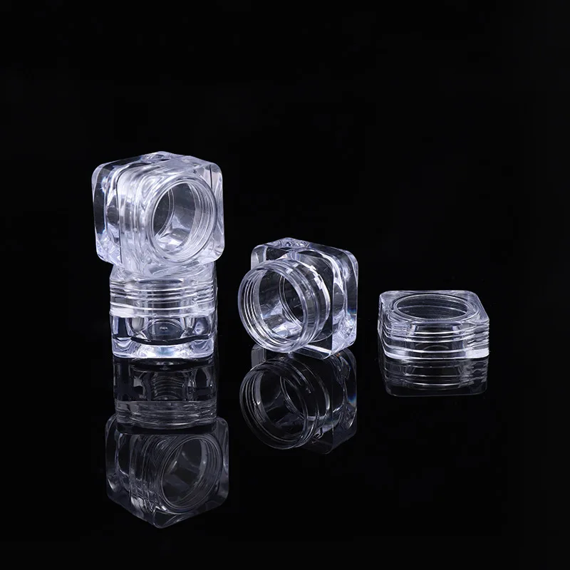 50pcs 5g transparent acrylic Cream box, lotion bottle, eye cream jars, eye shadow cans