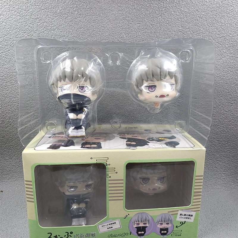 10ซม. Q-Version jujutsu Kaisen มองขึ้นรูปปั้นพีวีซี suguru GTO & gojo Satoru Kosen ver. ของขวัญของเล่นรูปปั้นหุ่นอะนิเมะ