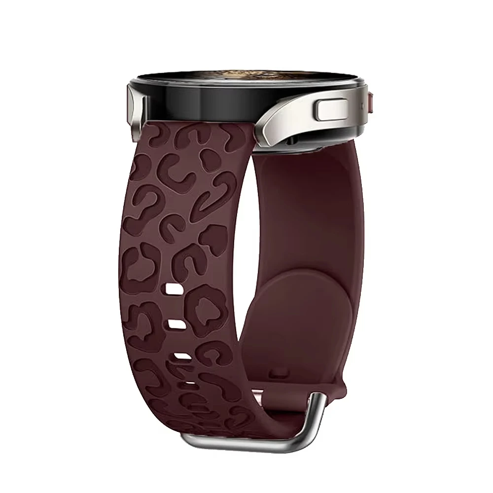 Leoparden-Gravur-Armband ohne Lücken für Samsung Galaxy Watch 7/6/4/Classic/5 Pro Sport Silikon-Armband Correa Galaxy Watch 8 9 Armband – Detail 4