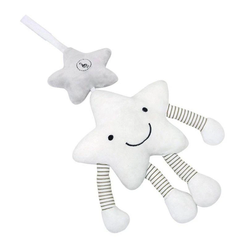 Q0KB Plush Rattle Crib Accessories هدية رائعة للرضع التمرين