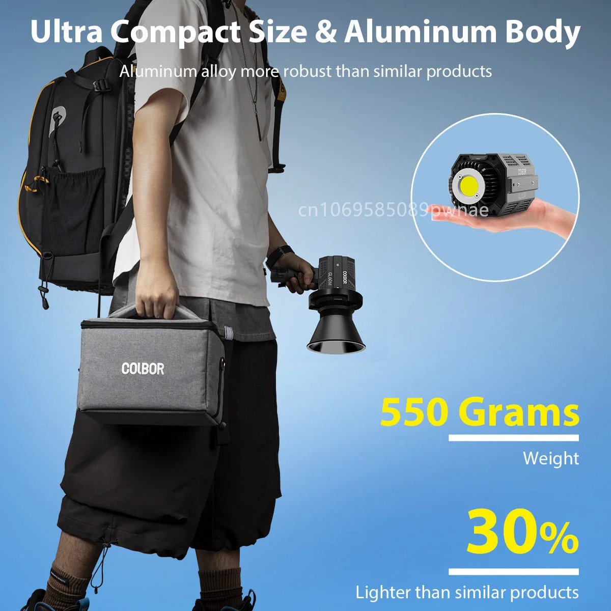 Moman – éclairage de scène Led pour Studio Photo, éclairage de Streaming pour photographie, CL60M