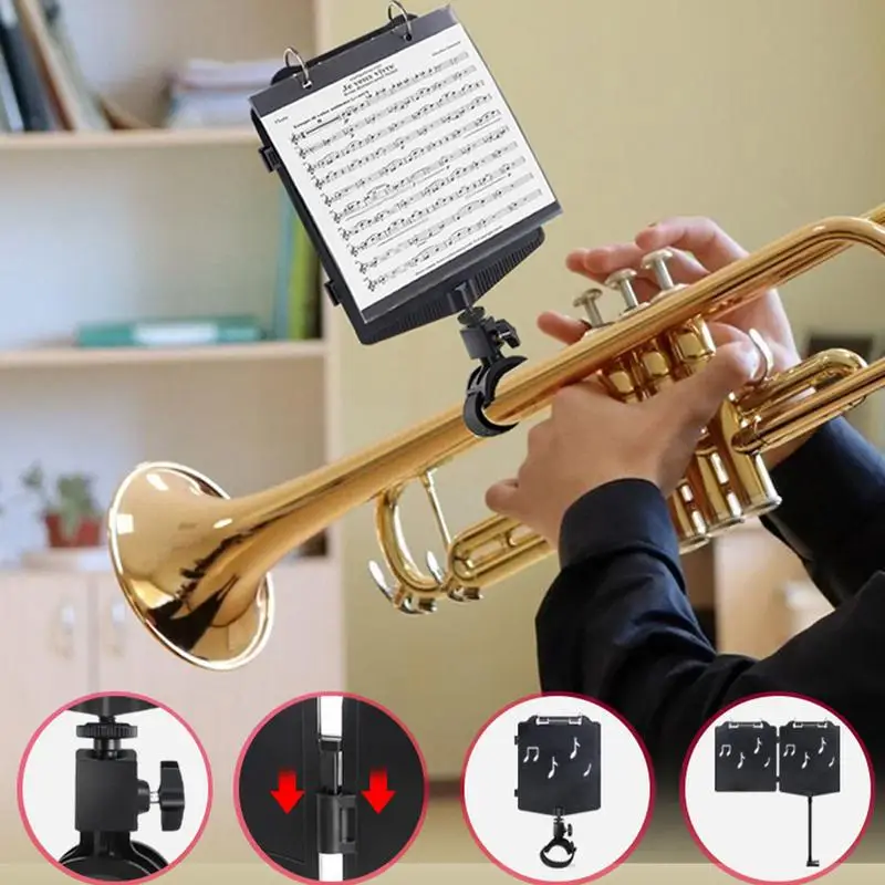 

На сцене. Музыкальная подставка. Труба. Музыкальная подставка для книг. Регулируемая флейта. Игровые принадлежности. Музыкальный инструмент с 10-сторонними страницами.