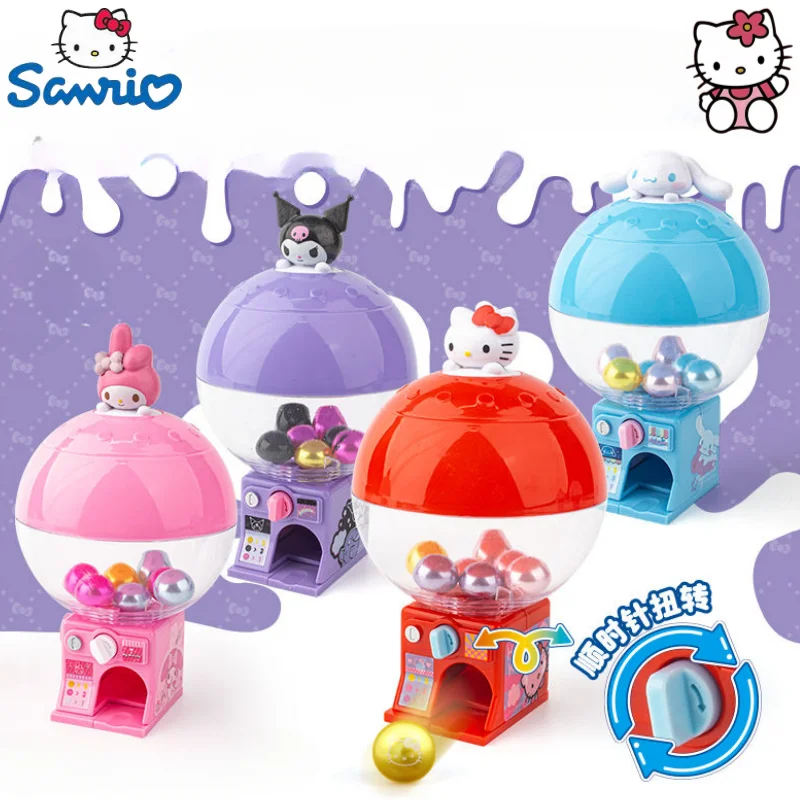 Hello Kitty Kuromi Cinnamoroll My Melody New Anime Peripheral Gacha Machine Block Blind Box Surprise Gift Box Children's Toys