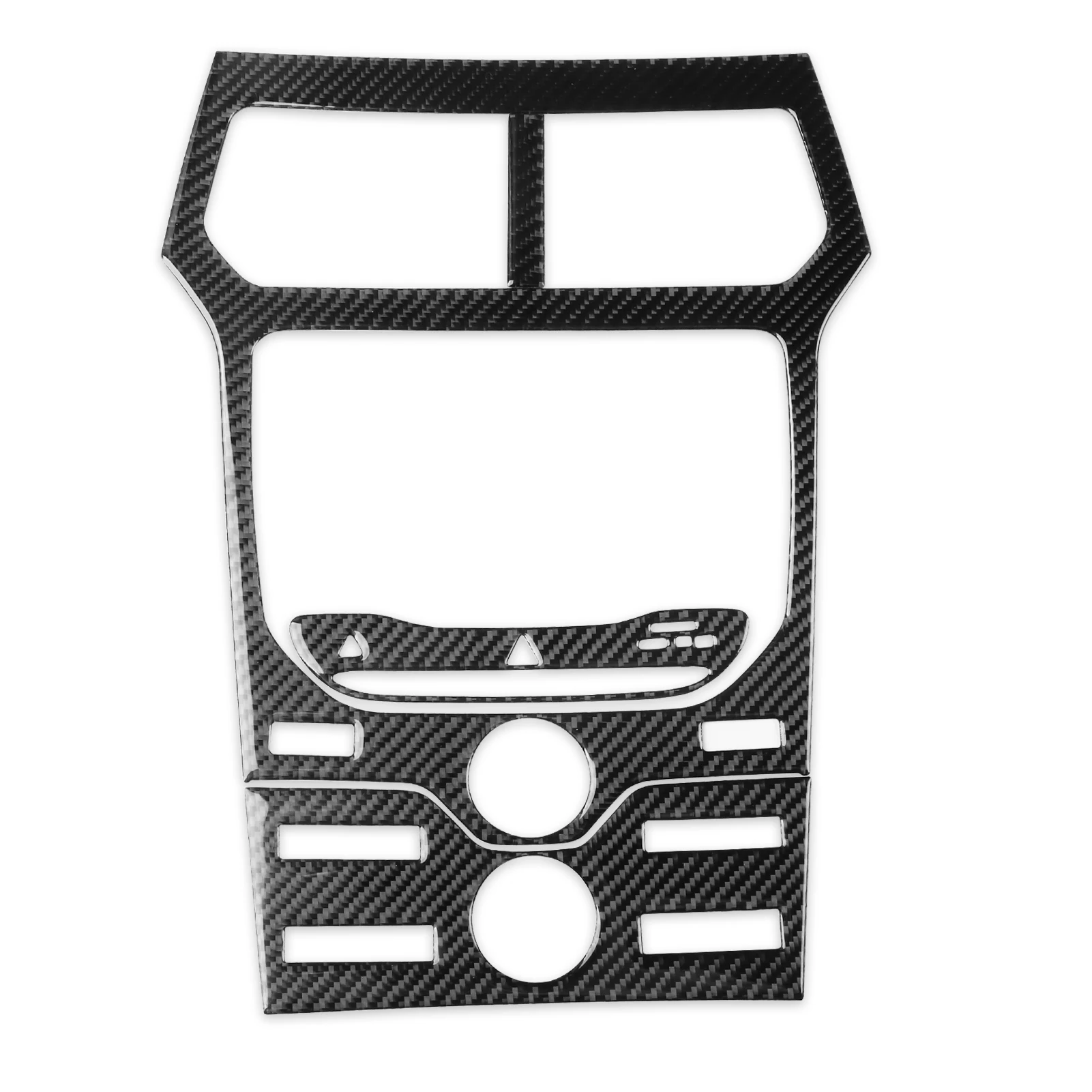 For Ford Explorer 2011—2014 Car Accessoreis Carbon Fiber Center Console Full Set Panel Interior Cover Trim Sticker Modification