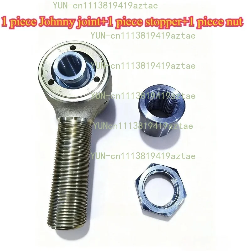 Rebuildable 1‑1/4 Inch Biased Offset Johnny Joint Heim Joint Kit 4130 Steel 14/16/19mm Bore for Off‑Road SUV Chassis Upgrade