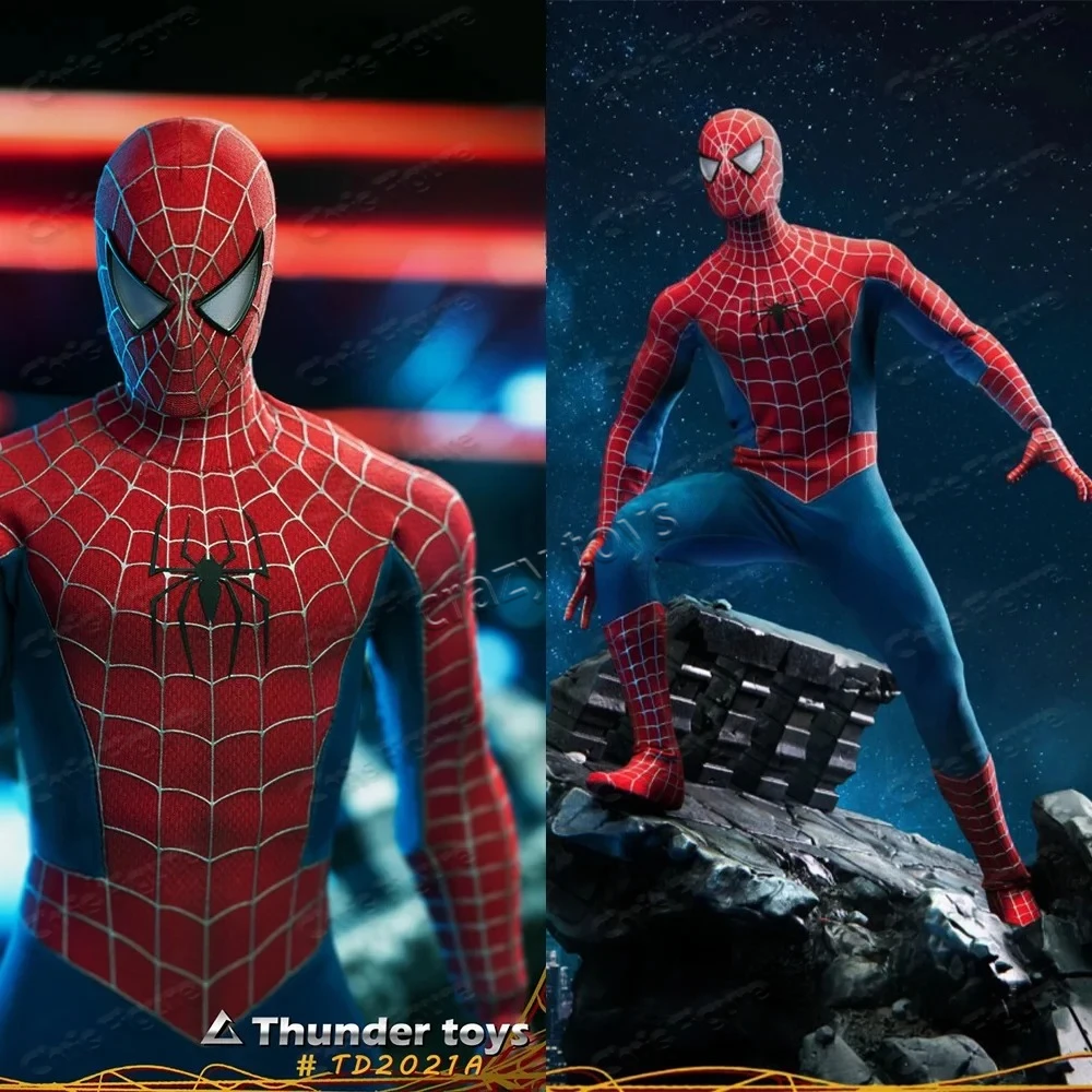 

In Stock ThunderToys TD2021 1/6 Scale Male Soldier Superheroes Peter Parker Variant Spider Man Full Set 12in Action Figure Body