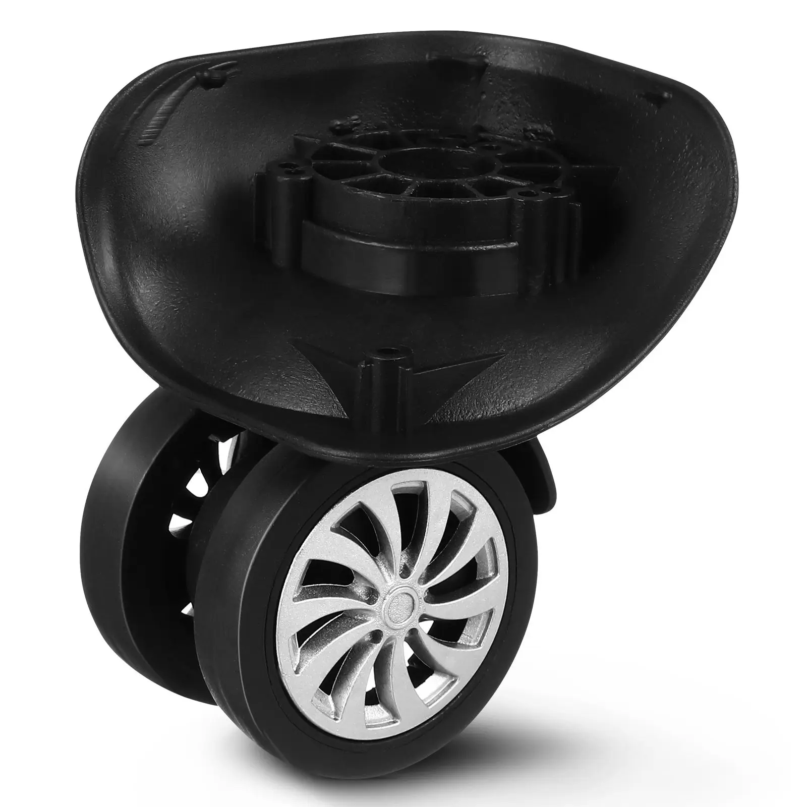 4 Pcs Universal Wheel Accessories Suitcase Spare Wheels Replacement Swivel for Luggage Castor