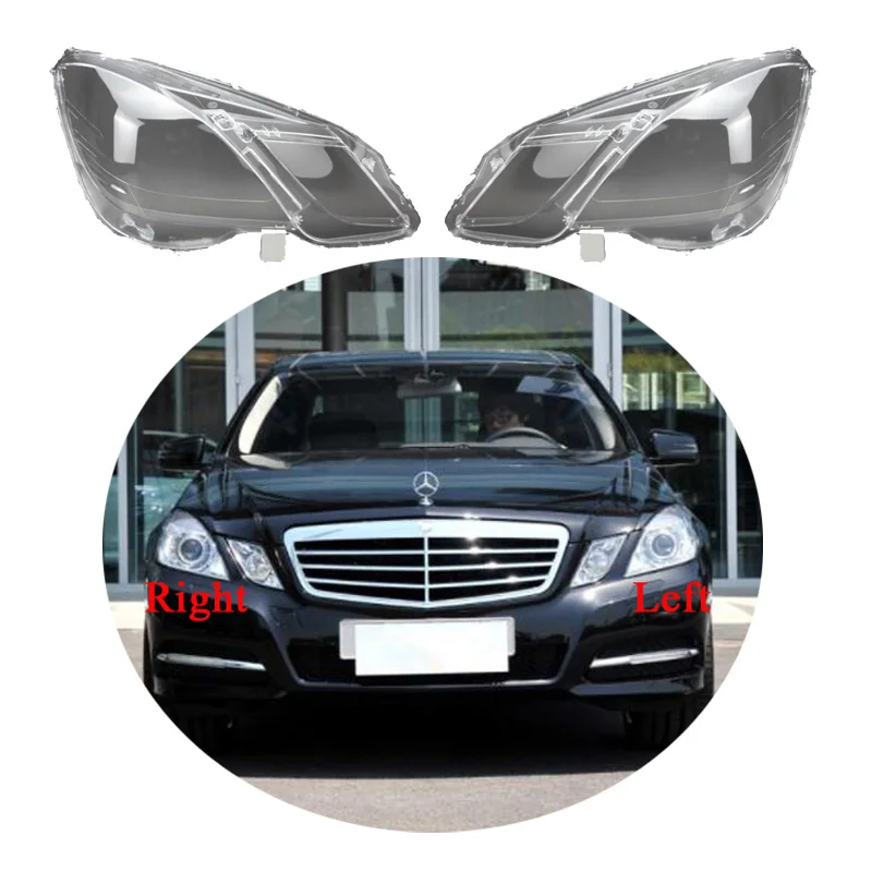 

For 2009 2010 2011 2012 Mercedes Benz W212 E200 E260 E300 E350 Headlight Shade Headlamp Shell Lampshade Lens