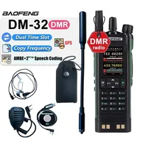 BAOFENG DM32 Walkie Talkie DMR GPS 10W DM-32UV Multi Band TDMR Dual Time Slot Wireless Copy Frequency Type-C AM/FM Two Way Radio