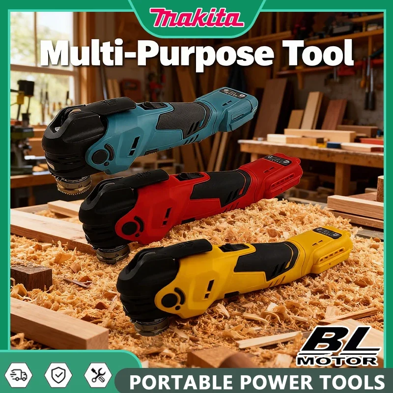 

Makita Multifunction Vibration Power Tools Electric Saw Trimmer Oscillating Tool Electric Trimmer For Dewalt/Milwaukee Battery
