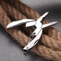 Multi Function Tool Pliers Mini Folding Outdoor Cutting Adjustable Pocket Compact Stainless Steel Hammer Knife Wrench Saw