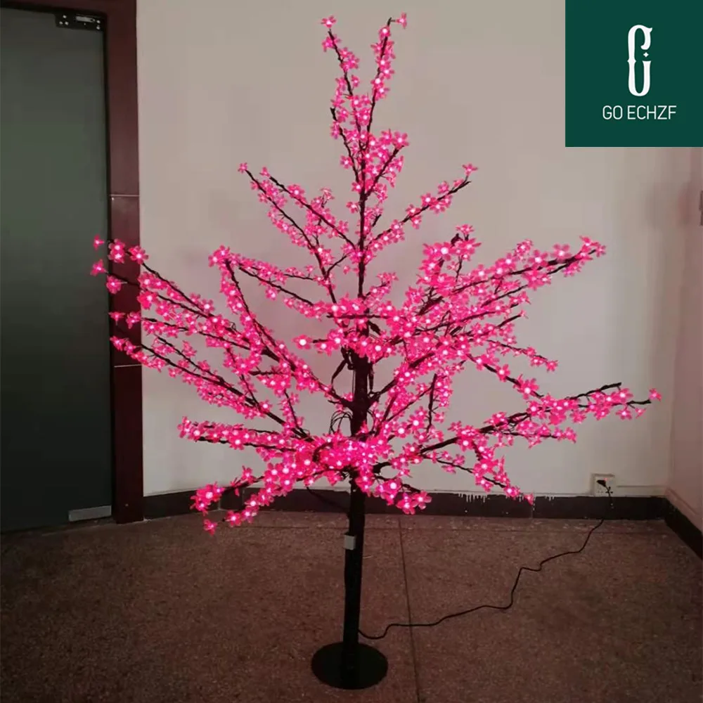 2025 LED Cherry Blossom Tree Light 864pcs LED Bulbs 1.8m Height 110 220VAC Seven Colors for Option Rainproof Outdoor Usage Drop