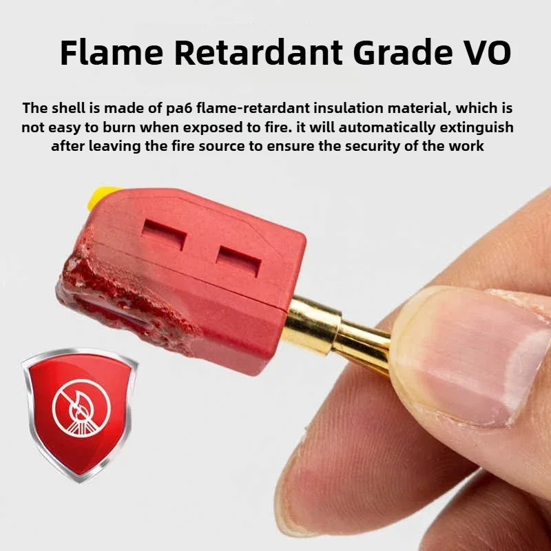 10PCS 4mm Banana Plug High Current Quick Connect Gold-plated Banana Connector 32A Electrical Test