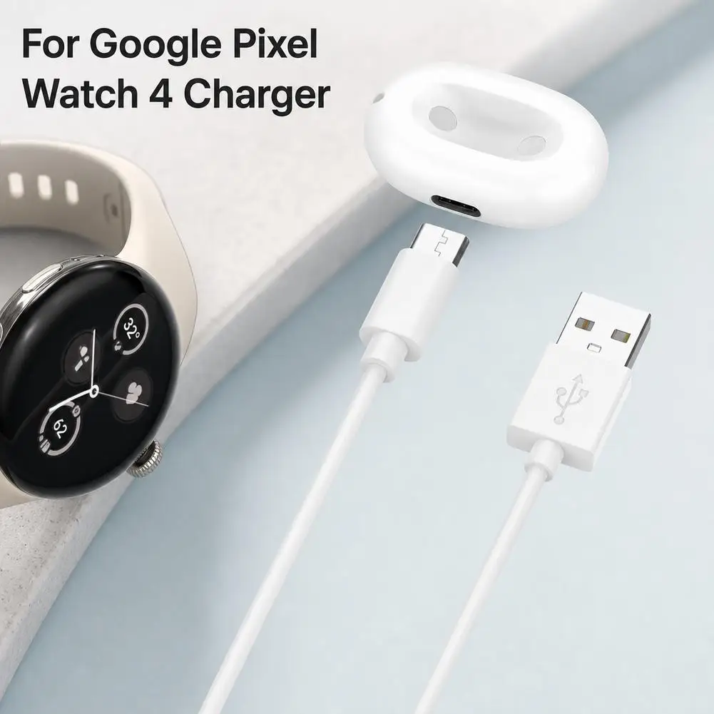 Image of Für Google Pixel Watch 4 Abnehmbares Magnetisches Ladedock-Kabel Magnetisches Ladekabel Typ-C Uhren-Ladegerät