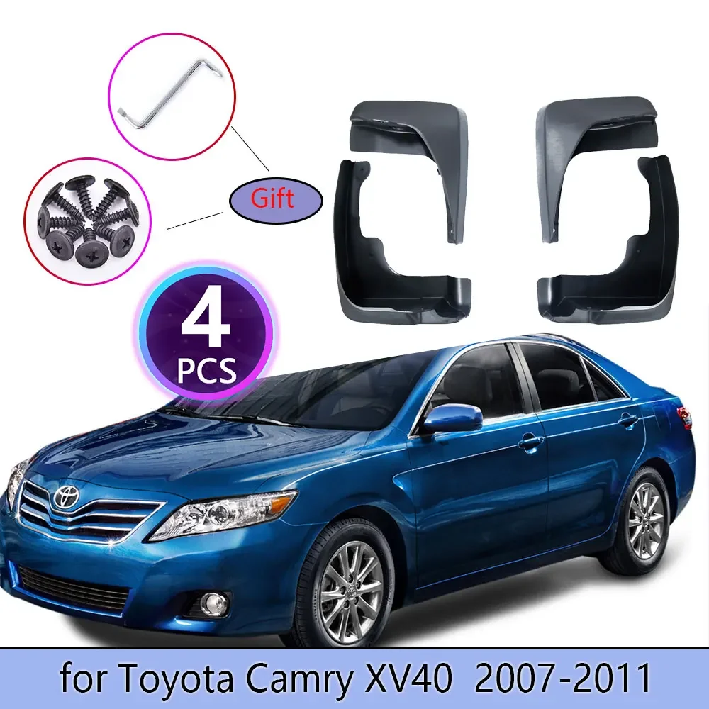 Mudguards For Toyota Camry XV40 Aurion Altis 2007 2008 2009 2010 2011 Cladding Splash Mud Flaps Mud guards Mudflap Accessories