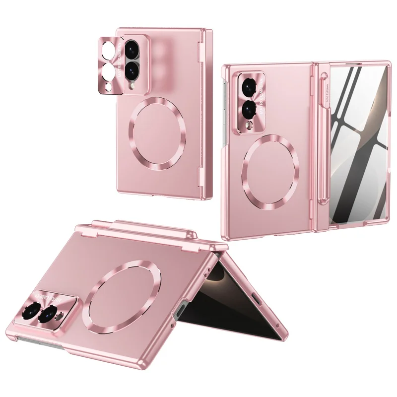 For Samsung Galaxy Z Fold 8 Wide Z Fold 8 5G Magsafe Case With Hinge Protection Magnetic Cover Stylus S Pen & Screen Protector