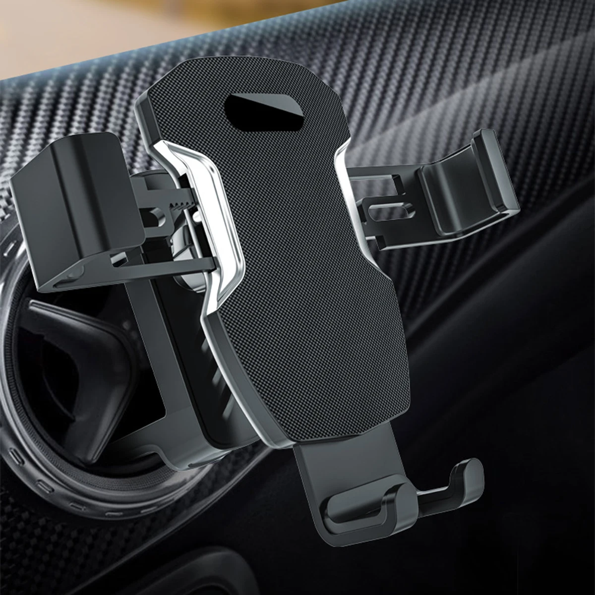 New Car Phone Mount Stand For Round Air Vent GPS Support One-Handed Operation Bracket Circular Air Vent Mount Holder Universa