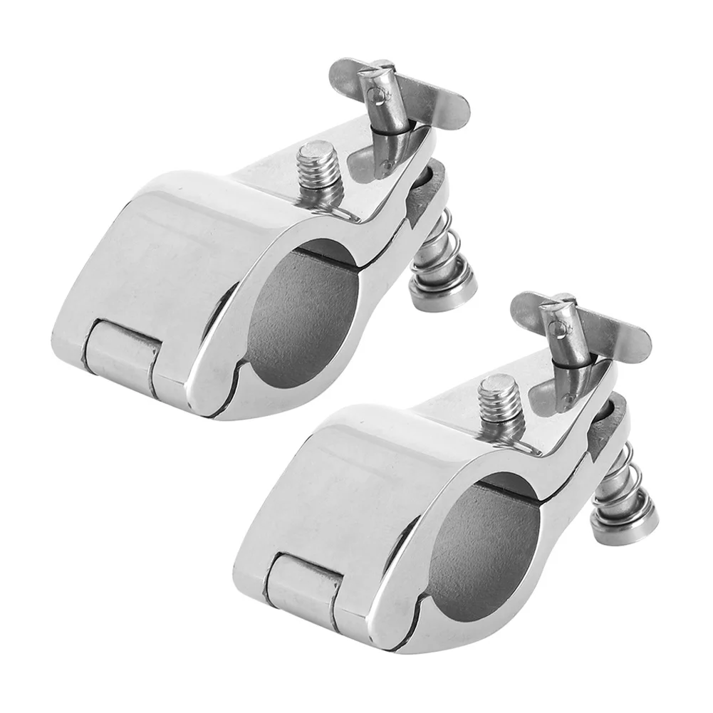 2 stks Stalen Boot Scharnierende Bovenkaak Slide Marine Hardware Fittings Tip Stijl