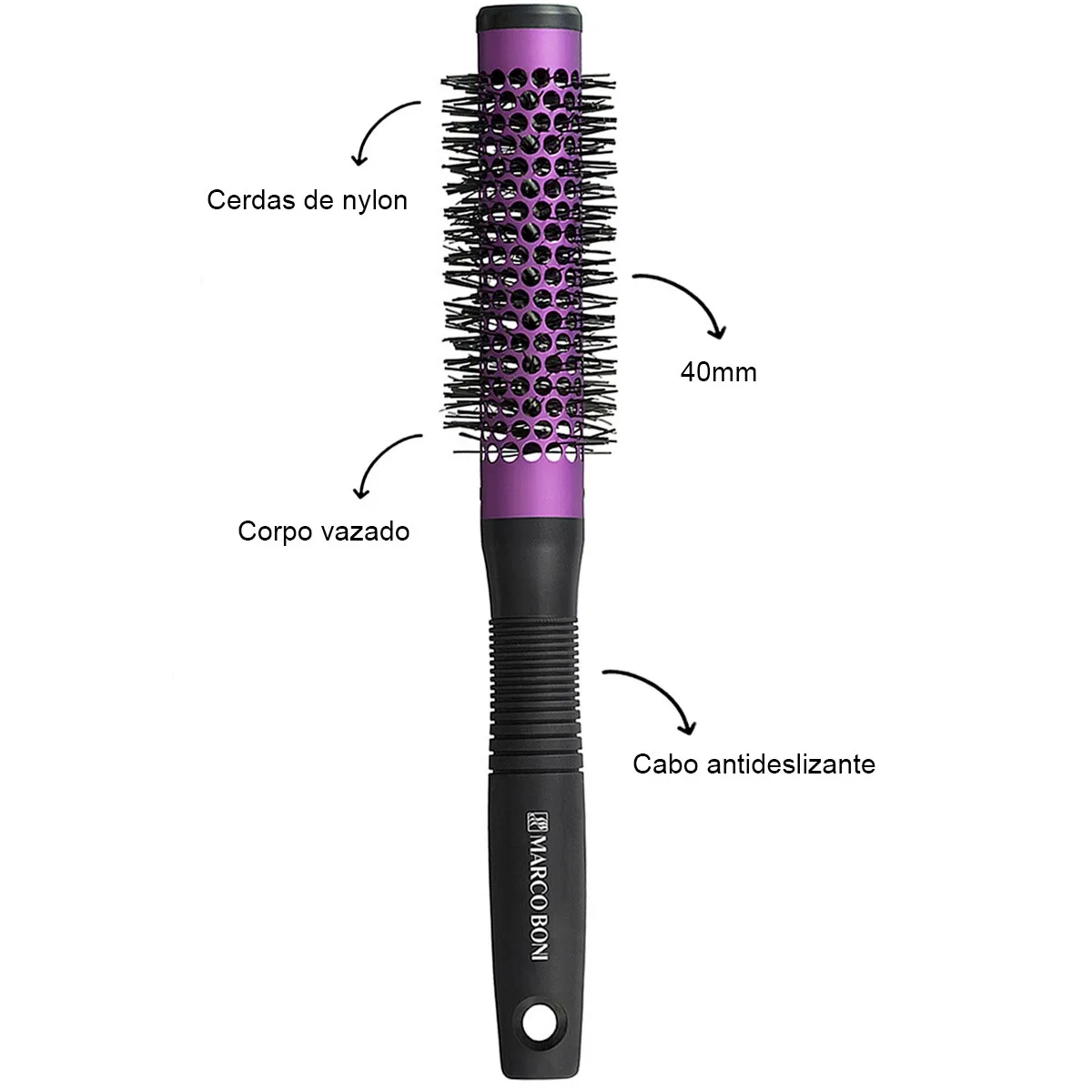 Marco Boni 40mm Premium Professional Hair Brush