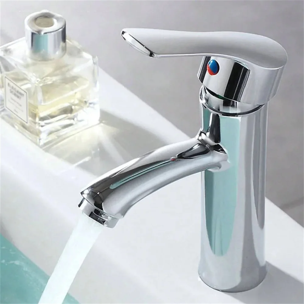 

NEW Basin Bathroom Sink Faucet Chrome Water Faucet Hand -watert Basin Bathroom Bathroom Splash Anti Hot and Hot Faucet ﻿