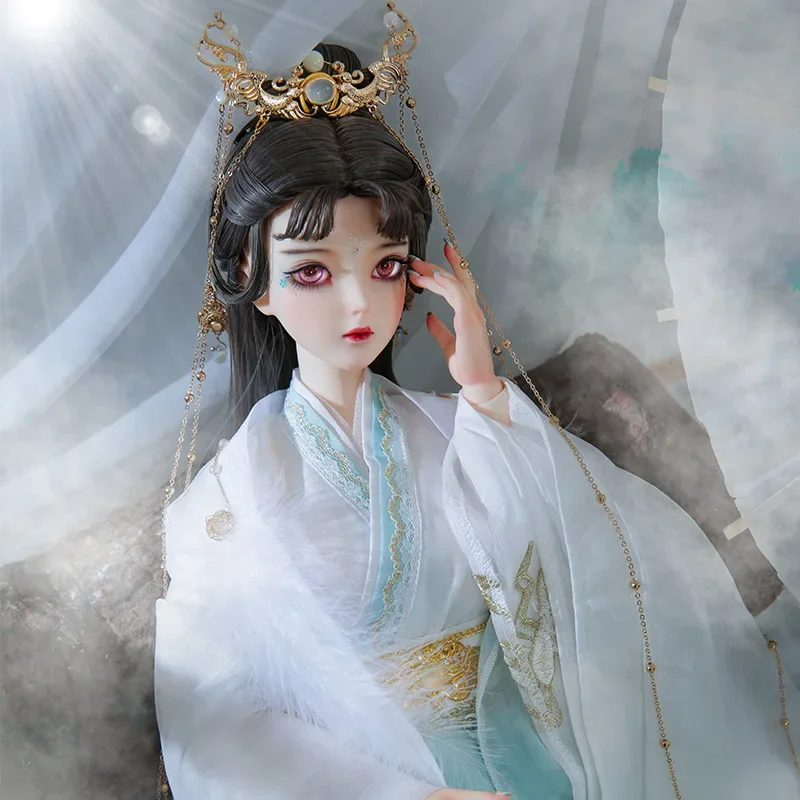 Bjd sd doll Flower Goddess LvZhu 1/3 body girl eyes doll more doll town Chinese ancient beauty fairy