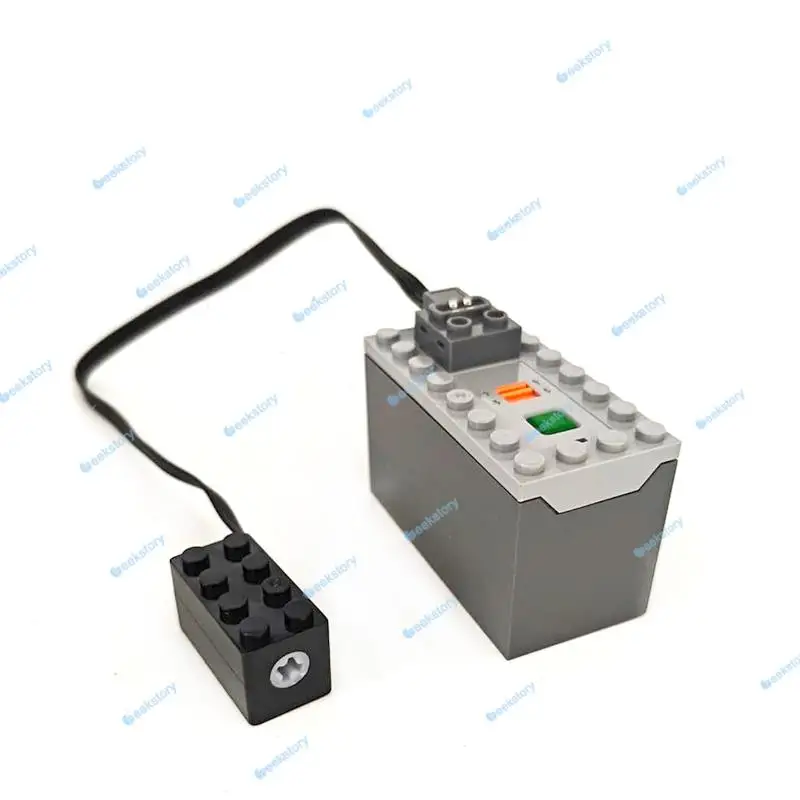 MOC S-tecnología de Motor de accionamiento, piezas de ladrillos, funciones de potencia, soporte para marcha adelante, marcha lenta, bloque de torsión, Motor, accesorios de juguetes