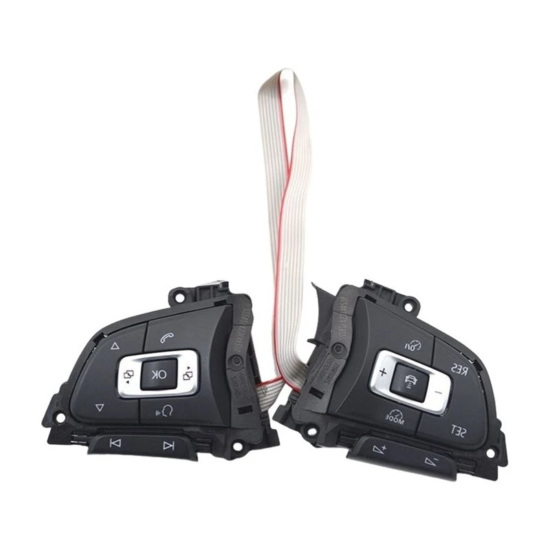 【AC77 Top !! 】5G0959442K 5G0 959 442 K ACC Steering Wheel Multifunction Buttons For VW Golf 7 7.5 Sportsvan Variant E-Golf MK7